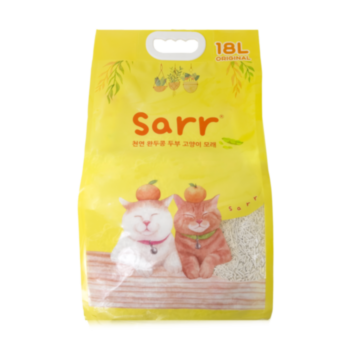18公升Sarr 原味豆腐貓砂,3.0mmX9包(平均每包$60)