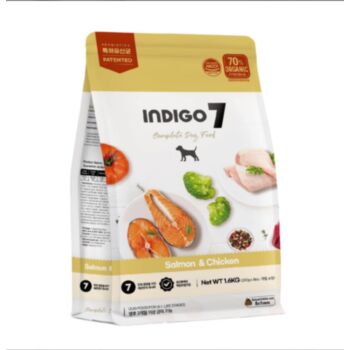 5.2公斤Indigo7 三文魚及雞肉美毛配方有機狗糧