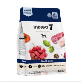 1.6公斤Indigo7 牛肉鴨肉挑咀配方有機狗糧