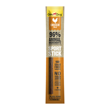 12克 GimDog Grain Free Sport Stick Chicken Dog Snack 無穀物雞肉條(橙色) , 歐盟製造