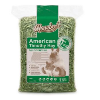 2.5公斤Chewbo 1st cut 草, Timothy Hay, 美國製造