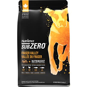 22磅 Nutrience Sub-Zero Grain Free 無穀物雞肉火雞海魚+凍乾鮮雞肉全犬糧(OB), 加拿大製造    << 已轉新包裝 >>
