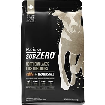 22磅 Nutrience Sub-Zero Grain Free 無穀物鴨肉,鱒魚,羊肉+凍乾鮮鴨肉全犬糧(灰色)(OB), 加拿大製造