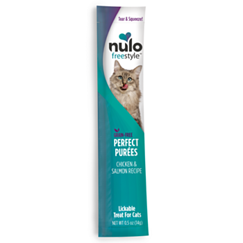 14克 Nulo Grain Free Chicken & Salmon Recipe 天然雞肉三文魚唧唧棒貓小食, 泰國製造