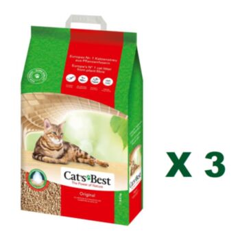 8.6公斤 德國 Cat's Best 碎木粒x3包特價 (平均每包 $188), 德國製造