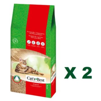 17.2公斤 Cat's Best 碎木粒x2包特價 (平均每包 $366)  德國製造