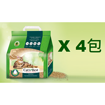 2.9公斤 Cat's Best 綠珠吸臭貓木粒x4包特價 (平均每包 $92)  德國製造  - 需要訂貨