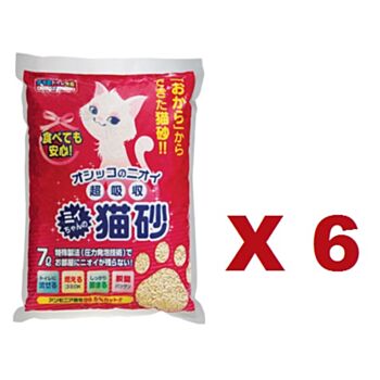 7公升 Mityan 三上單孔玉米豆腐砂x6包特價 (紅色袋) (平均每包 $69) 日本製造