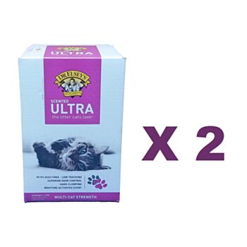 20磅 Dr.Elsey's 特強凝結香味貓砂x2箱特價 (平均每箱 $133), 美國製造