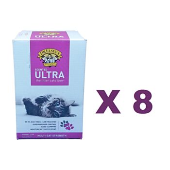 20磅 Dr.Elsey's 特強凝結香味貓砂x8箱特價 (平均每箱 $123) 美國製造