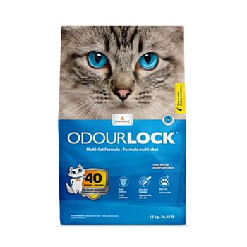 12公斤 Odourlock Multi-Cat Foumula Unscented 強力除臭凝結貓砂, 加拿大製造
