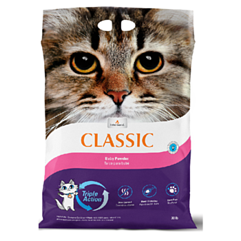 14公斤 Intersand Classic Baby Powder Cat Sand 爽身粉味凝結貓砂, 加拿大製造