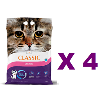 14公斤 Intersand Classic Baby Powder Cat Sand 爽身粉味凝結貓砂x4包特價 (平均每包 $172), 加拿大製造