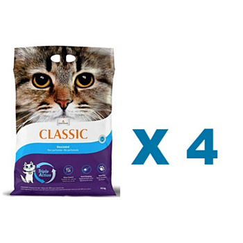 14公斤 Intersand Classic Unscented Cat Sand 無香味凝結貓砂x4包特價 (平均每包 $172), 加拿大製造