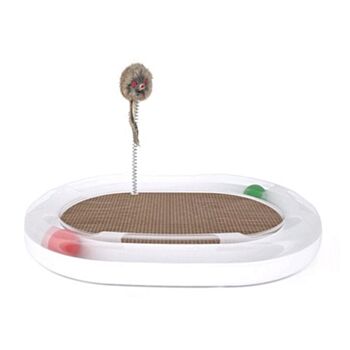 Carno 橢圓形卡通抓板跑道貓玩具, 中國製造