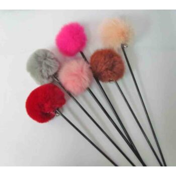 毛毛球逗貓棒 ( 1支裝 ), 中國製造