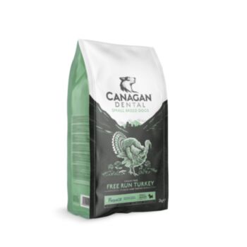 2公斤 Canagan Dental Small Breed Grain Free Free Run Turkey 無穀物火雞小型全犬糧(SB)(健齒配方), 德國製造 