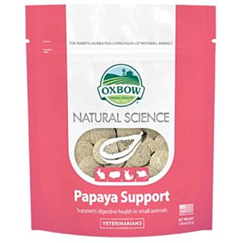 33克 Oxbow Natural Science Papaya Support 木瓜酵素消化丸, 美國製造  