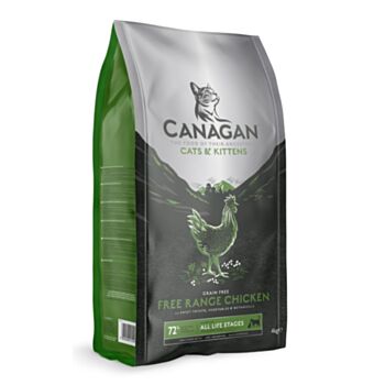 4公斤 Canagan Grain Free  Free Range Chicken 無穀物走地雞肉全貓糧, 德國製造 