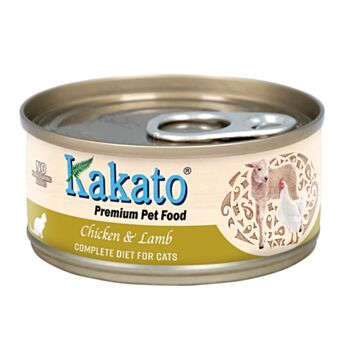 70克Kakato (貓主食) 雞肉及羊肉主食貓罐頭, 泰國製造