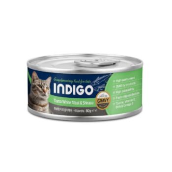 80克Indigo 益生元吞拿魚鯷魚關節貓罐頭