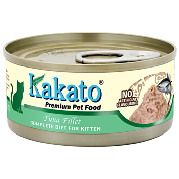 70克Kakato (貓主食) 單一蛋白吞拿魚幼貓罐頭