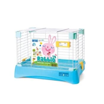 Alice Rabbio 粉藍色籠 (中) (長) 58.5x (闊) 37.5x (高) 40cm, 中國製造