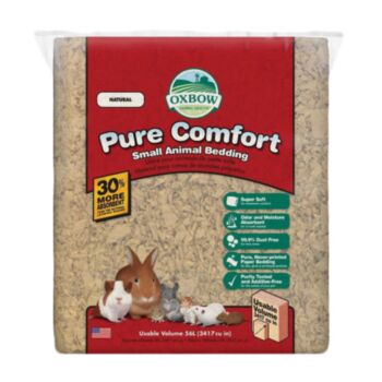 56公升 Oxbow Pure Comfort Small Animal Bedding 環保吸水紙棉 (原色), 美國製造