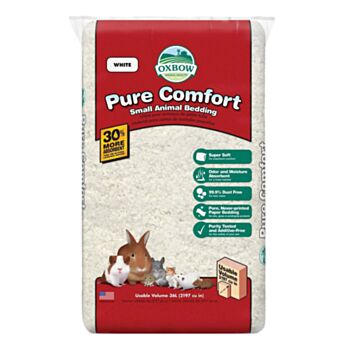 36公升 Oxbow Pure Comfort Small Animal Bedding 環保吸水紙棉 (白色), 美國製造