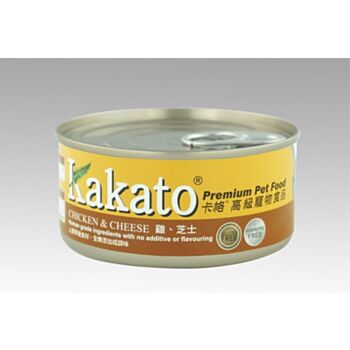 70克 Kakato 雞肉加芝士貓狗罐頭