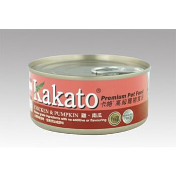 170克 Kakato Chicken & Pumpkin 雞肉南瓜貓狗罐頭, 泰國製造