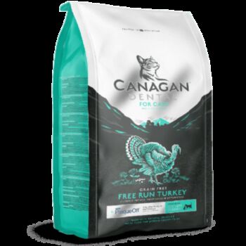 4公斤 Canagan Dental Grain Free Free Run Turkey 無物火雞全貓糧(健齒配方), 德國製造 
