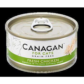 75克 Canagan 無穀物鮮雞肉主食貓罐頭, 泰國製造