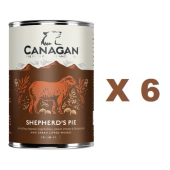 400克 Canagan Shepherd's Pie 無穀物羊肉主食狗罐頭x6罐特價 (平均每罐$35)  歐盟製造