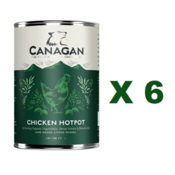 400克 Canagan Grain Free Chicken Hotpot 無穀物雞肉主食狗罐頭x6罐特價(平均每罐$35), 歐盟製造
