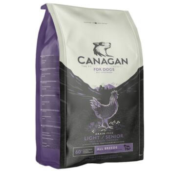6公斤Canagan Light/Senior Free-Run Grain Free 無穀物走地雞肉減肥老犬糧, 德國製造  - 需要訂貨