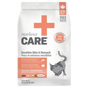5磅 Nutrience Care Senstive Skin & Stomach 無穀物三文魚皮膚及腸胃護理全貓糧, 加拿大製造