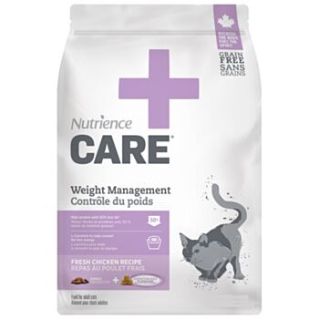 5磅 Nutrience Care Weight Management 無穀物雞肉體重控制成貓糧, 加拿大製造