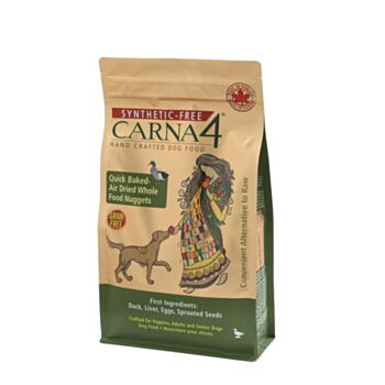 6磅 CARNA4 Quick Baked- Air Dried Whole Food Nugguts Duck 無穀物鴨肉烘焙風乾全犬糧, 加拿大製造  (到期日: 2-2027)