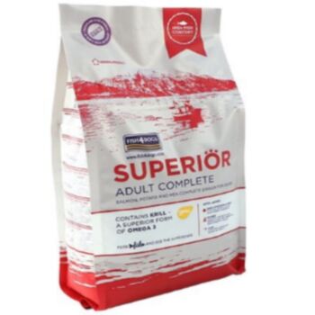 12公斤 Fish4Dogs Superior Grain Free Adult (LB) 天然無穀物三文魚成犬狗糧(特大粒), 英國製造