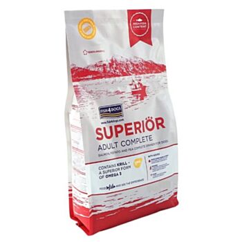 6公斤 Fish4Dogs Superior Grain Free Adult (SB) 天然無穀物三文魚成犬狗糧(細粒)  英國製造
