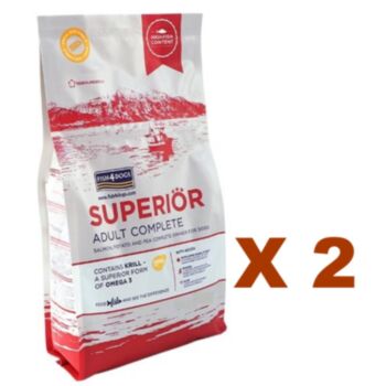 6公斤 Fish4Dogs Superior Grain Free Adult (SB) 天然無穀物三文魚成犬狗糧(細粒)x2包特價(平均每包$525)  英國製造