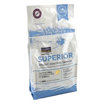 12公斤 Fish4Dogs Superior Grain Free Weight Control / Senior 天然無穀物三文魚減肥/老犬狗糧(特大粒)  英國製造