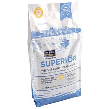 6公斤 Fish4Dogs Superior Grain Free Senior (SB) 天然無穀物三文魚老狗糧(細粒)  英國製造