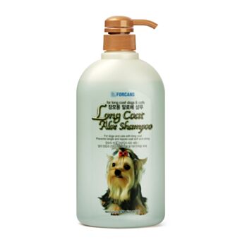 750毫升Forcans 蘆薈長毛貓狗沖涼液,適合貓貓和狗狗, 韓國製造