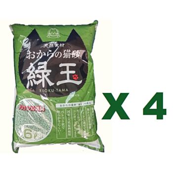 6公升 Hitachi 綠玉石綠葉精華豆腐砂x4包特價 (平均每包 $58.5), 日本製造