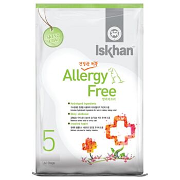 6公斤 Iskhan Allergy Free 益健雞肉皮膚防敏感天然全犬糧 (內有獨立包裝 300克x20包)  (#5) 韓國製造