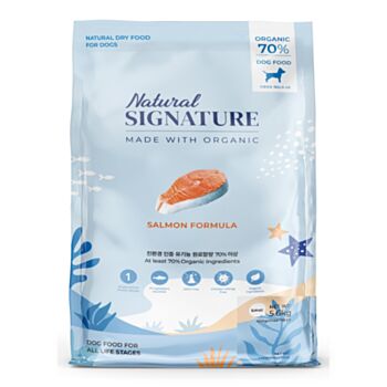 5.6公斤 Natural Signature 單一蛋白三文魚天然有機全犬糧 (內有獨立包裝 400克x14包) 韓國製造