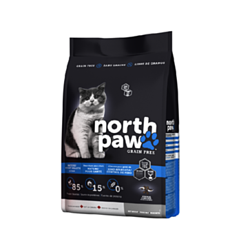2.25公斤 North Paw Grain Free Chicken & Ocean Mature/Weight Health 無穀物雞肉+海魚 體重控制/老貓糧, 加拿大製造