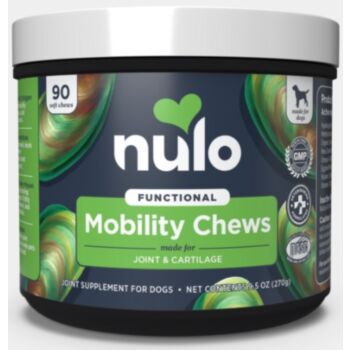90粒 Nulo Mobility Soft Chews Joint & Cartilage 關節保健咀嚼肉粒狗小食, 美國製造